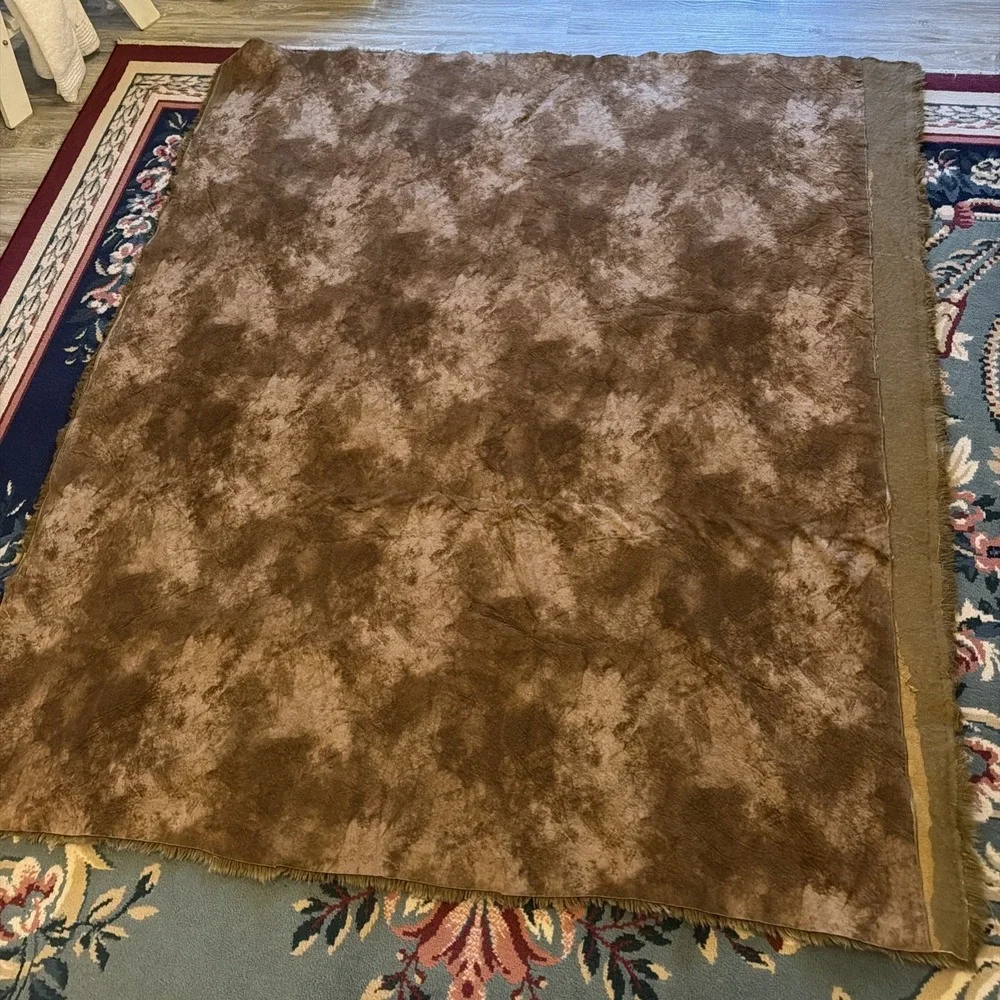 Faux Fur Rug Soft Coyote Fur Animal Pelt Rectangle Accents Rugs 5' X 6' Suede